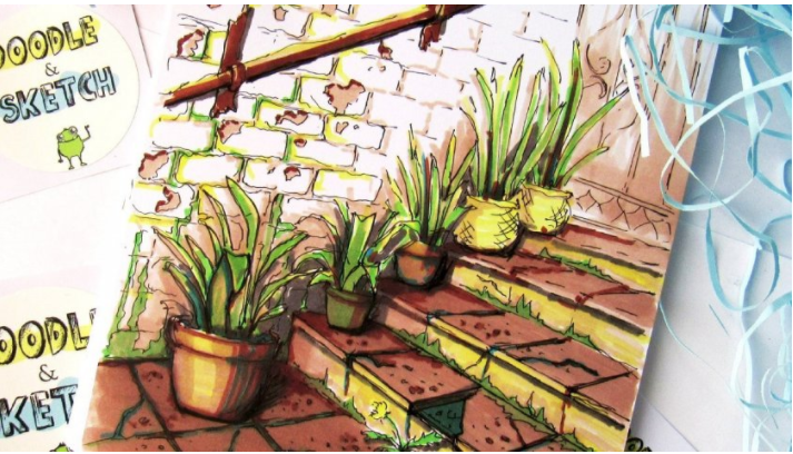 Видео урок рисования маркерами _Калифорнийская лес_0.png